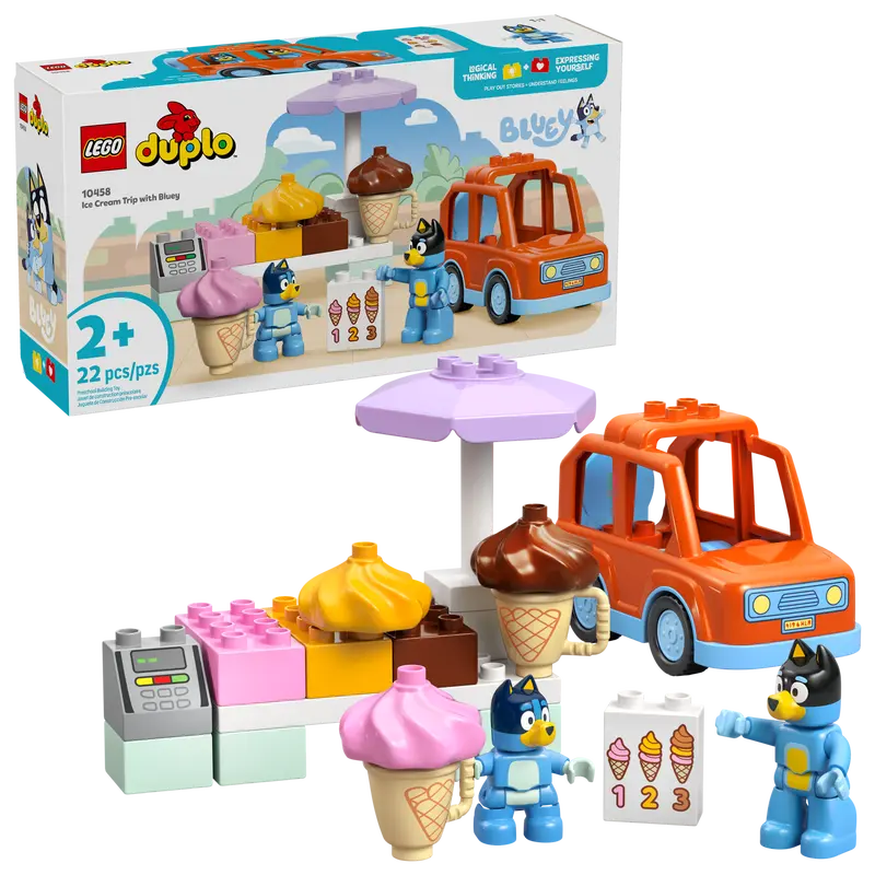 LEGO 10458 Ice Cream Trip with Bluey