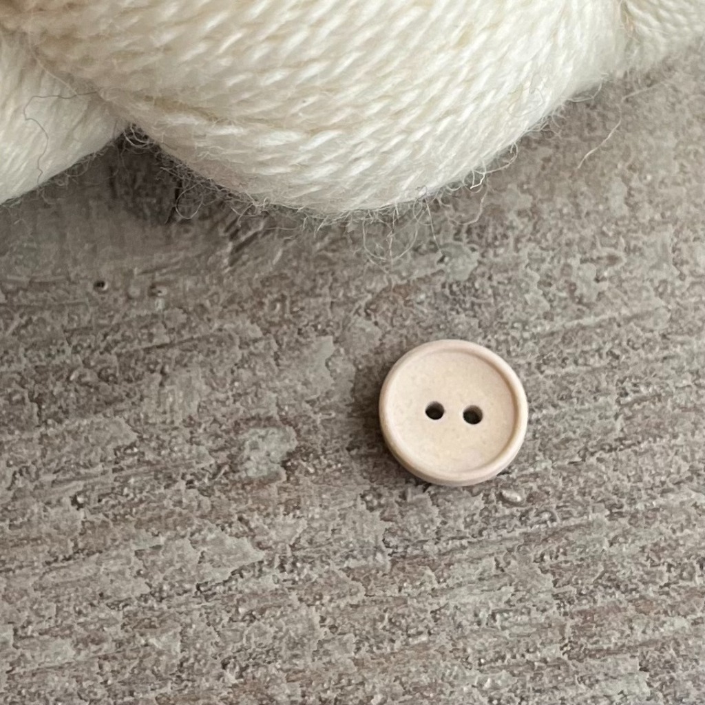 KNAPP BOMULL, LINEN 15 mm