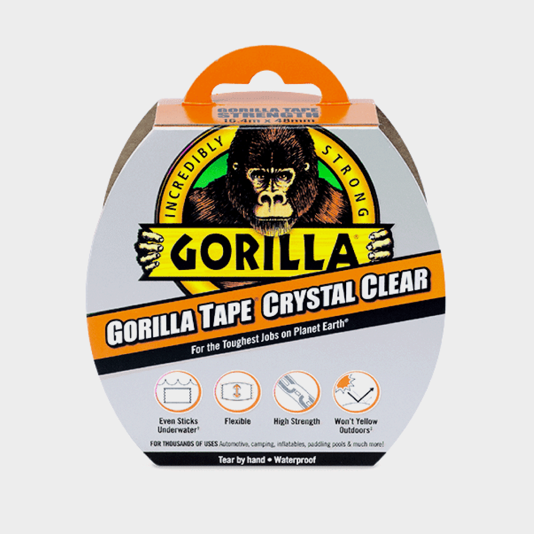 GORILLA TAPE CRYSTAL CLEAR, 8m