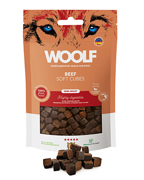 WOOLF Soft Cubes - BEEF 100g