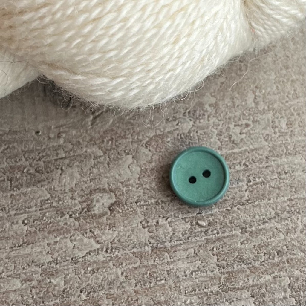 KNAPP BOMULL, THYME 15 mm