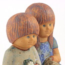 Lisa Larson (Sculptures 1977) Sweet Siblings (3)
