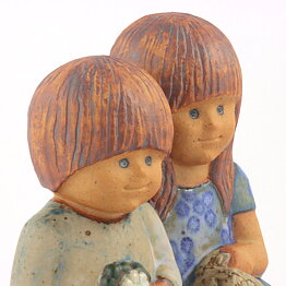 Lisa Larson (Sculptures 1977) Sweet Siblings (3)