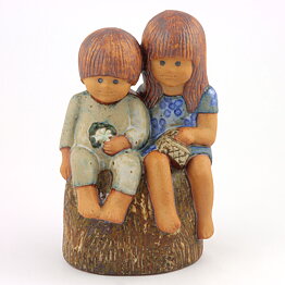 Lisa Larson (Sculptures 1977) Sweet Siblings (3)
