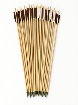 Traditionell Träpil med Self-nock