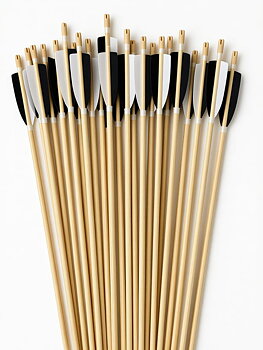 Traditionell Träpil med Self-nock