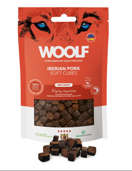 WOOLF Soft Cubes - IBERIAN PORK 100g