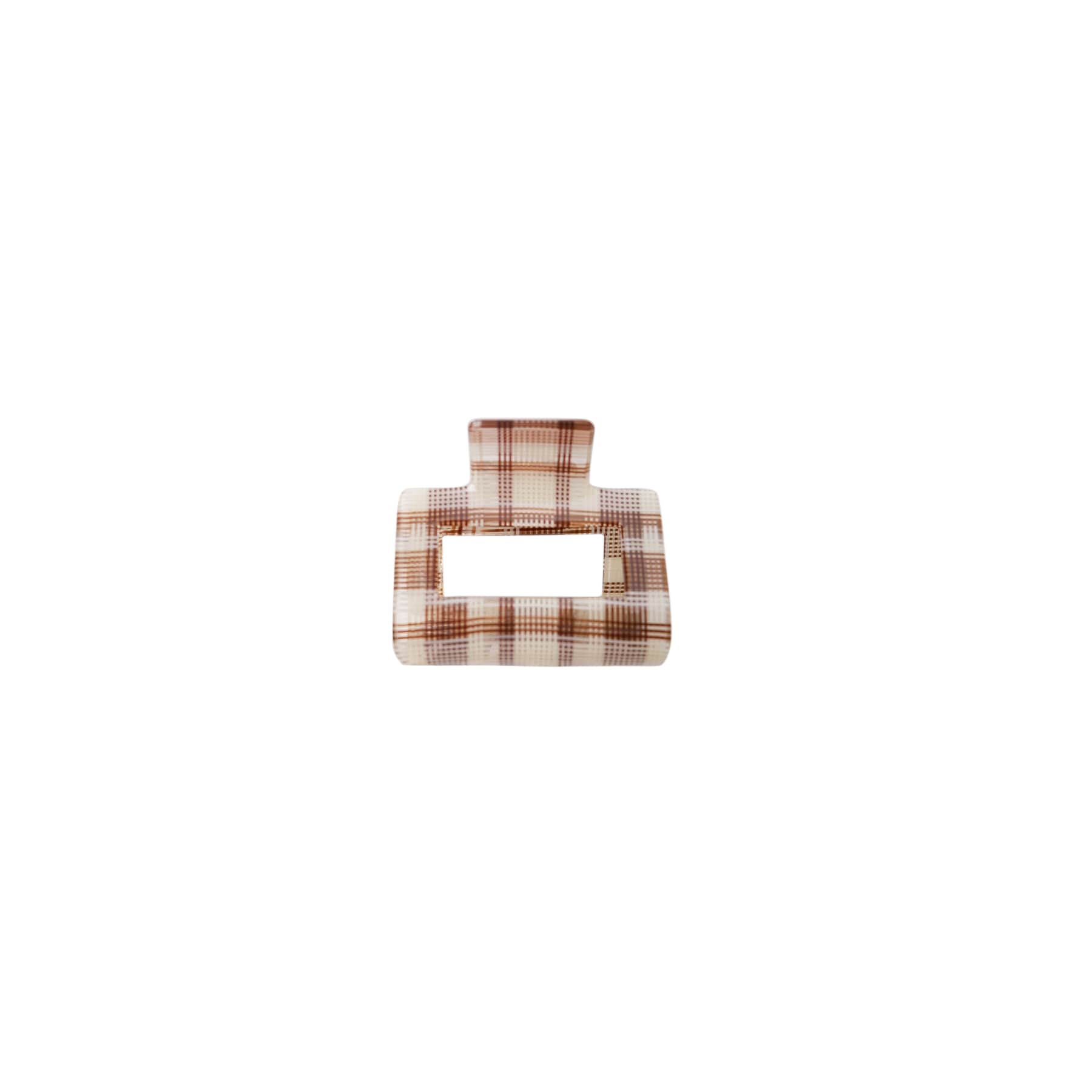 BCKARMEN medium hair claw Coffee