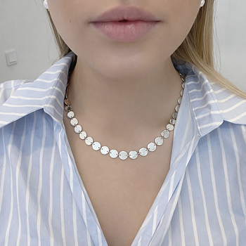 IAMLUND Glänsa halsband silver