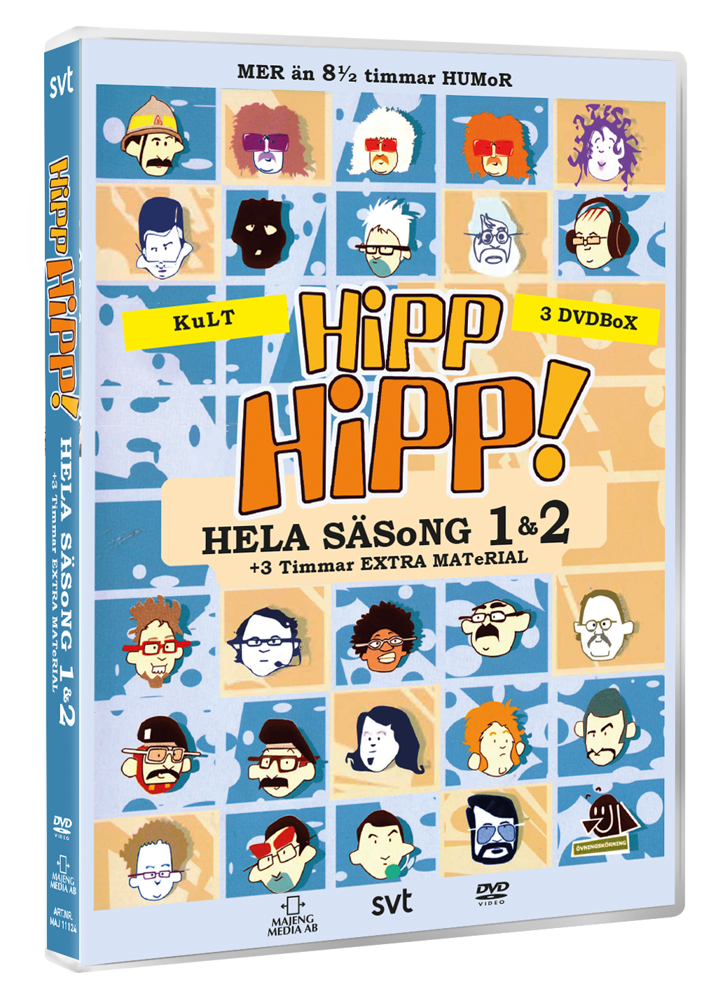 Hipp Hipp Kompletta samlingen S1-2 + extramaterial