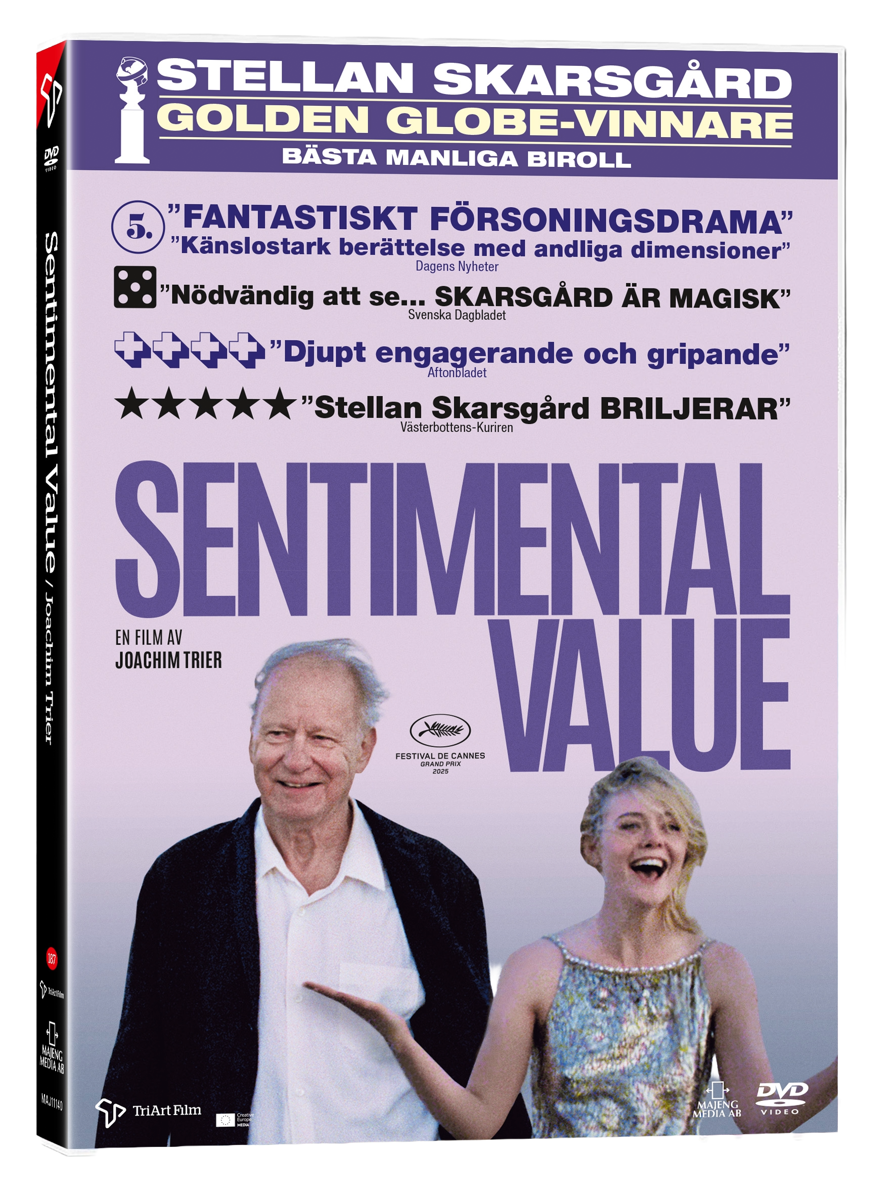 Sentimental Value DVD Ocard Booklet