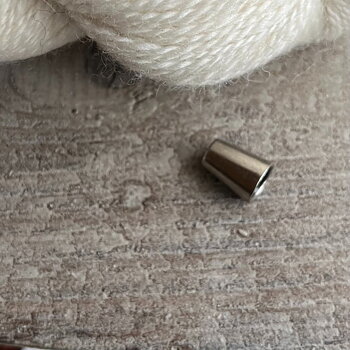 SNÖRSTOPP METALL, ANTIK SILVER