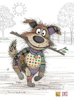 Dougie Dog, Greeting card