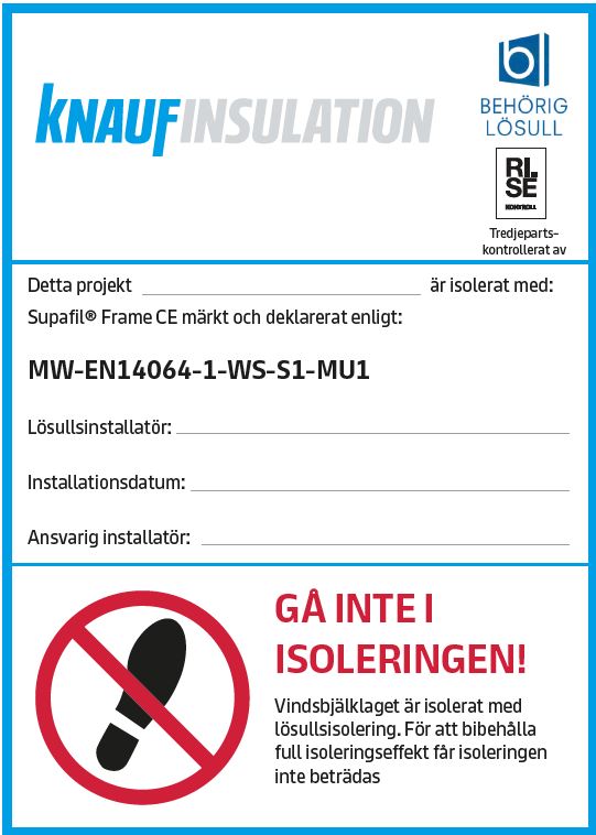 Poster A5 "Gå inte i isoleringen"