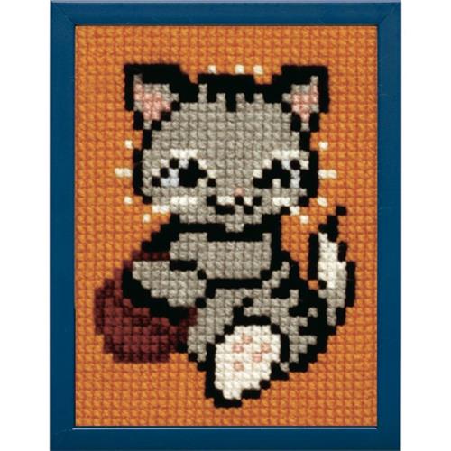 Kids Stitch - Kattunge 18 x 24