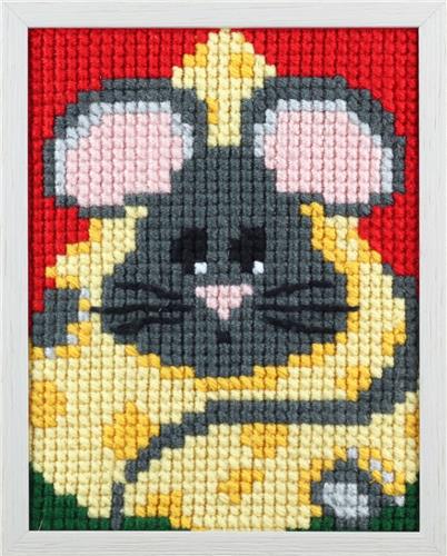 Kids Stitch - mus med ost 18 x 24