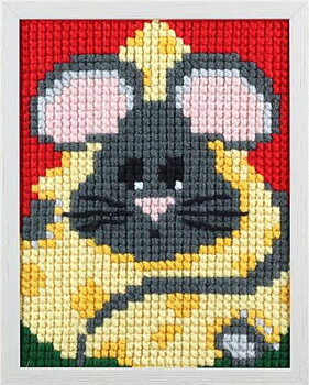 Kids Stitch - mus med ost 18 x 24