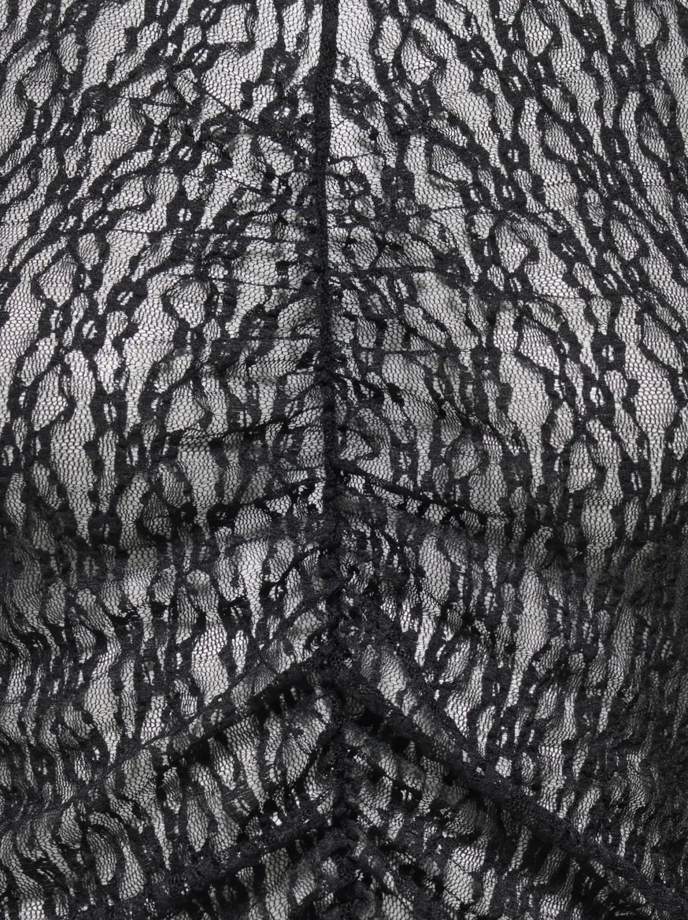 JDYLALA L/S HIGH NECK LACE TOP JRS  Black - 3