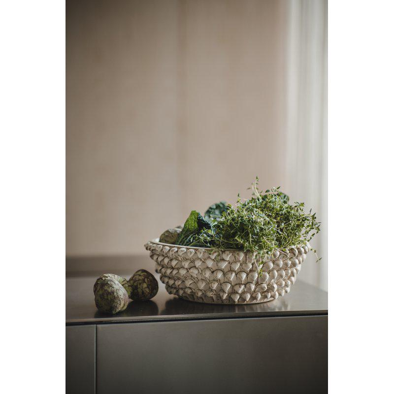 Crocus – Organisk Stengodsskål Off White - 4