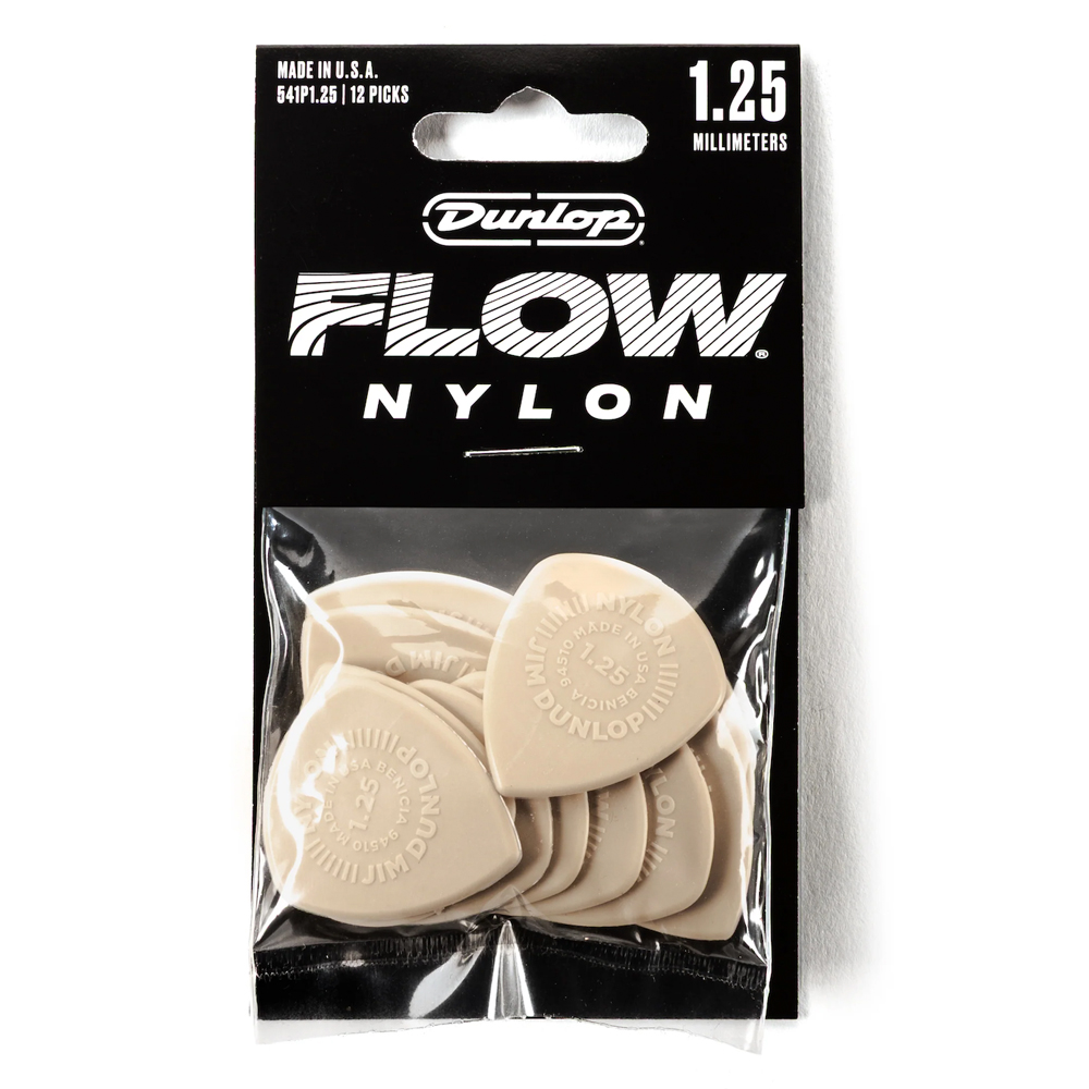 Dunlop FLOW Nylon Guitar Pick (12-Pack) - 6