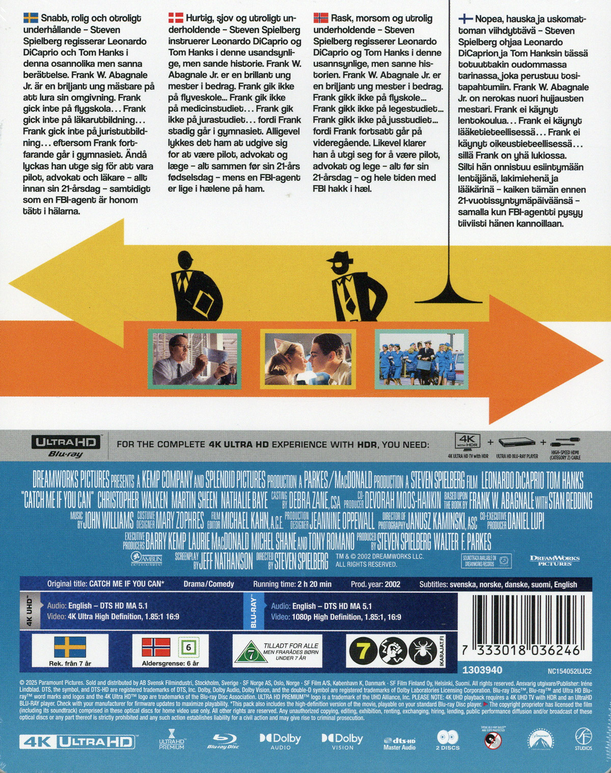 Catch Me If You Can (Limited Edition Steelbook) (4K Ultra HD + Blu-ray) - 2