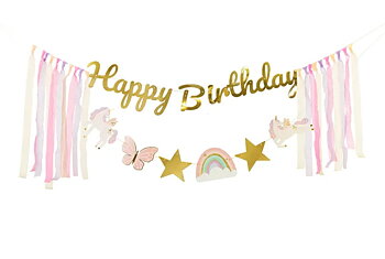 Girlang - Enhörning "Happy Birthday"
