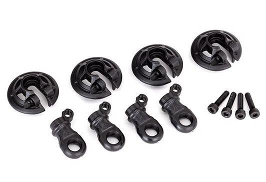 Traxxas Fjäderhållare Set GTR Stötdämpare (4)