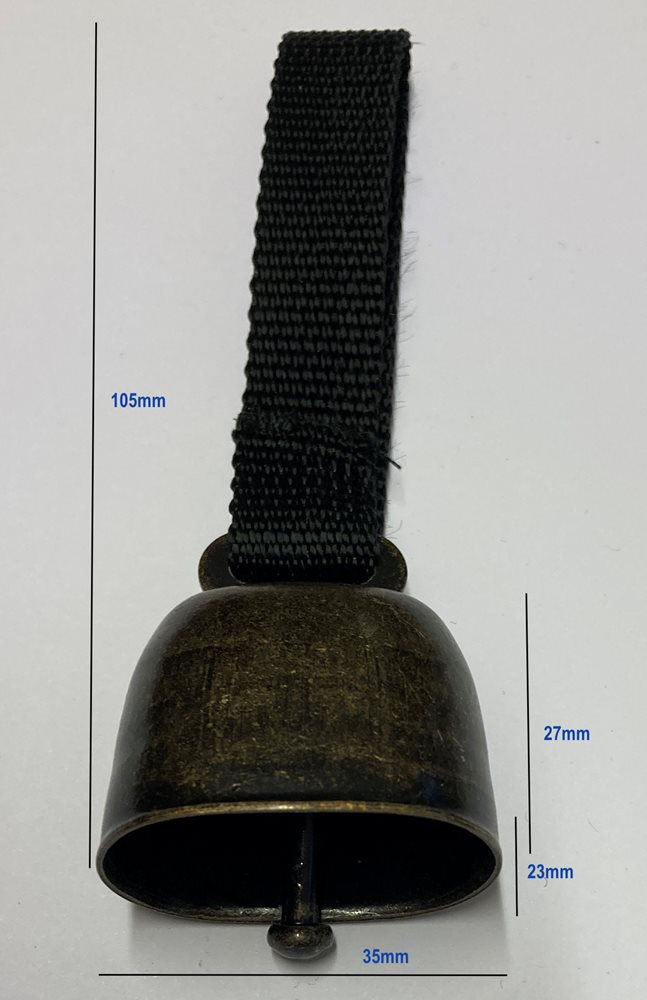 HPP Bruk Brass Bell for Hunting Dog – Nylon