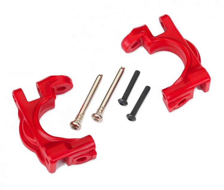 Traxxas Styrspindelhållare (C-Hub) EHD Röd V+H