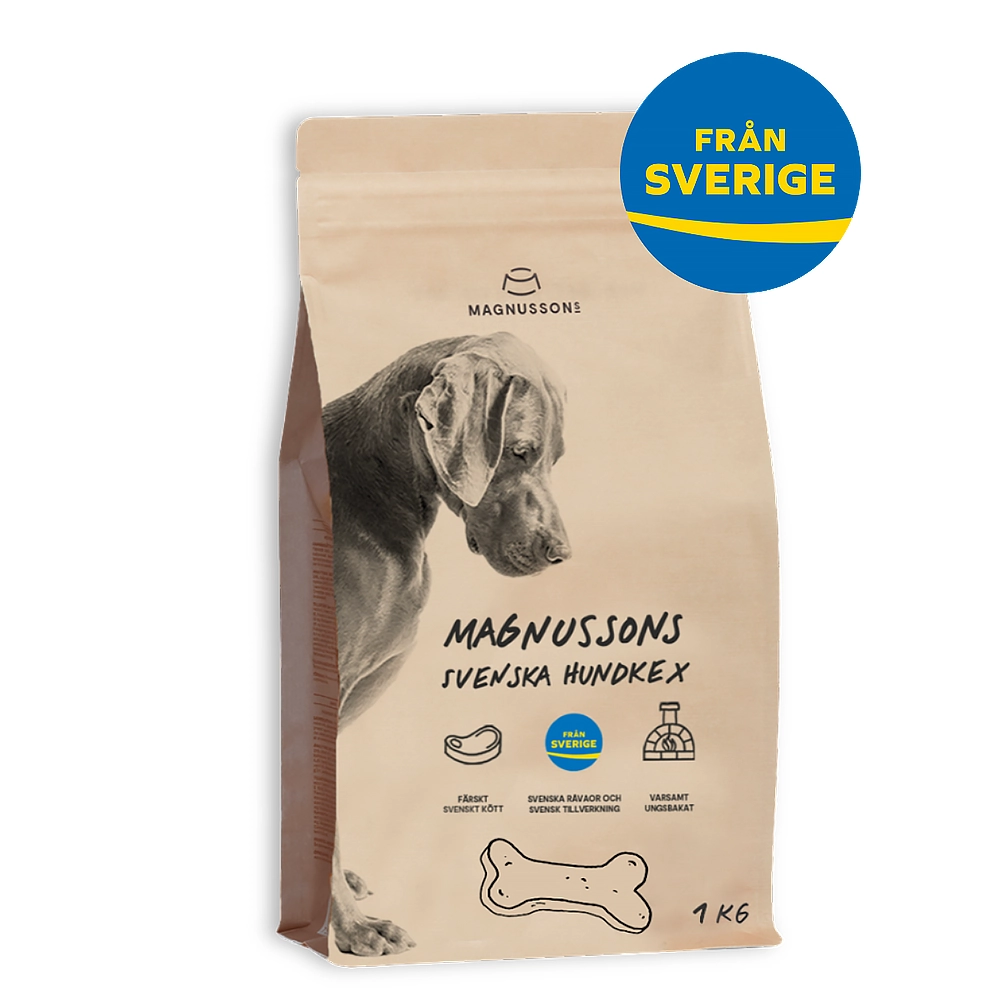 Magnusson Swedish dog biscuits made from Swedish ingredients