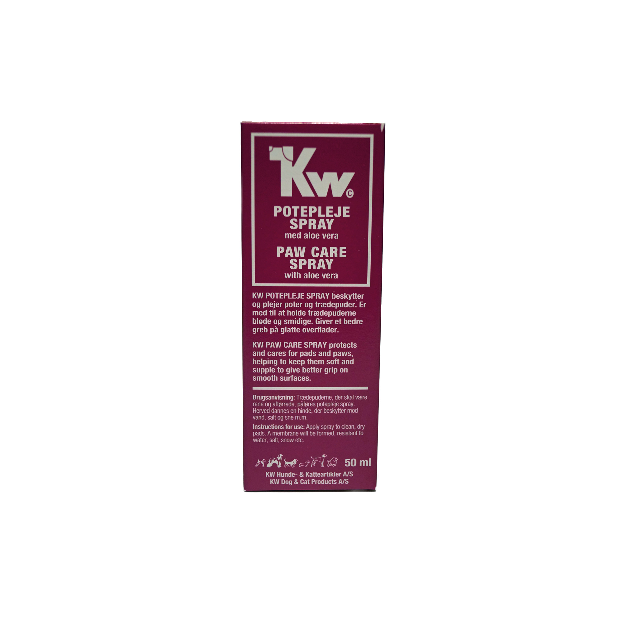 KW Paw Spray with Aloe Vera – 50 ml