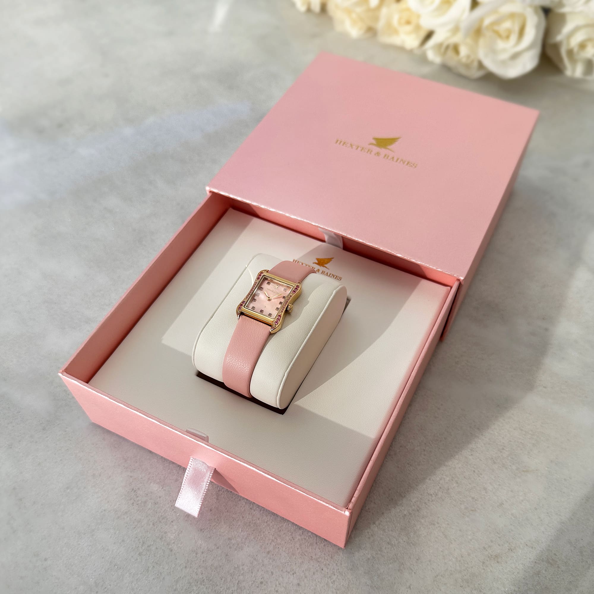 H&B Cronvas, Powder Pink, Gold - 8
