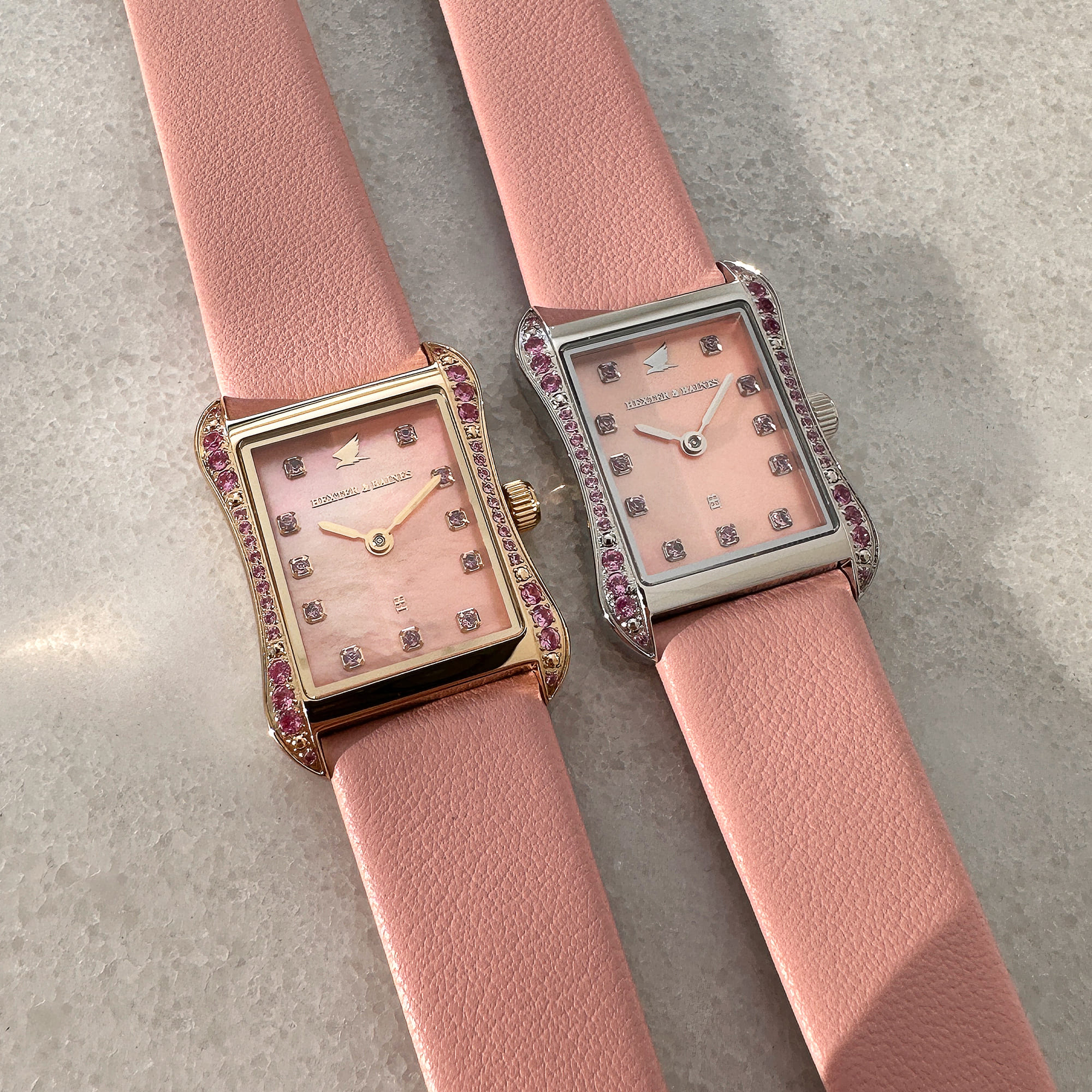 H&B Cronvas, Powder Pink, Gold - 5