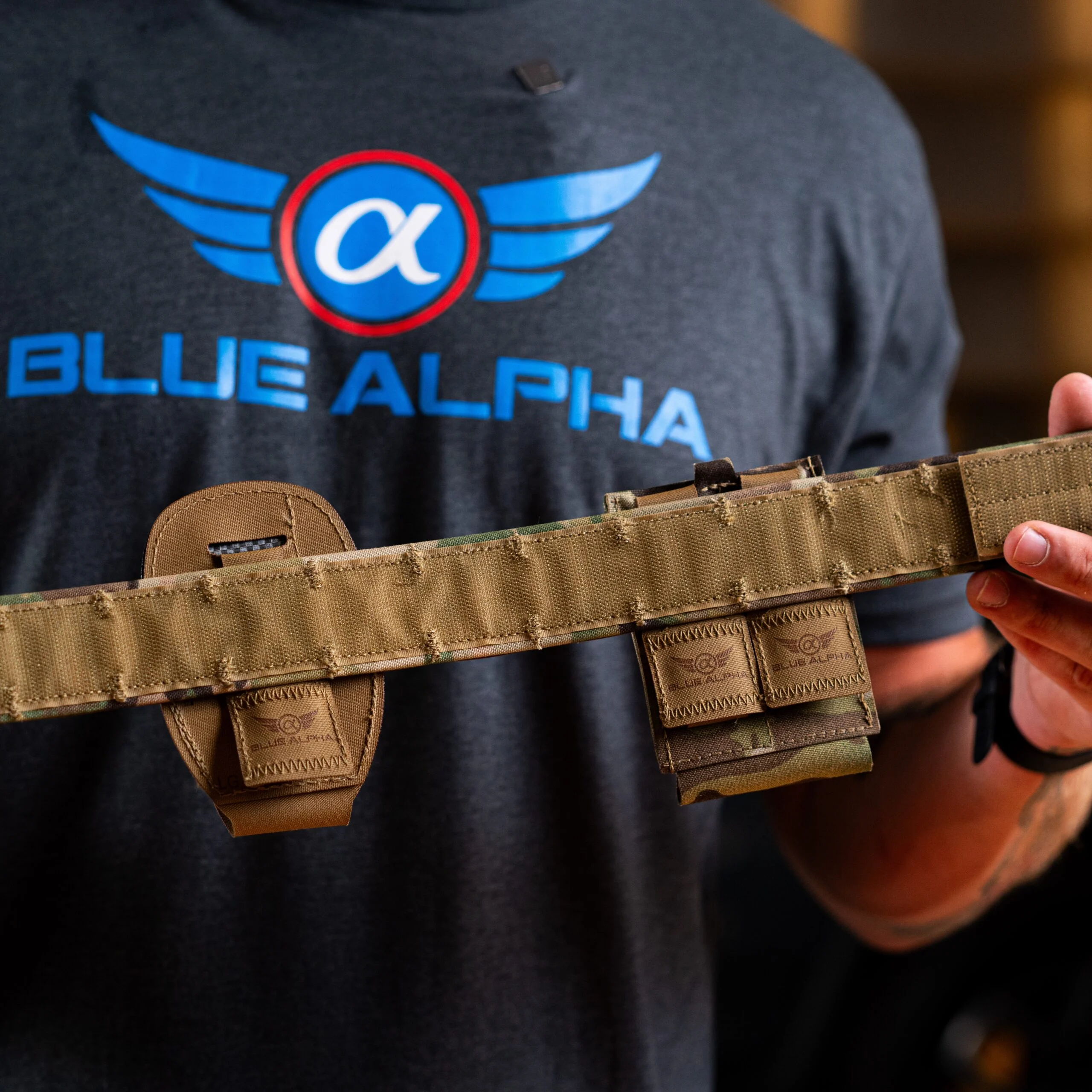 Blue Alpha MOLLE Strap - 5