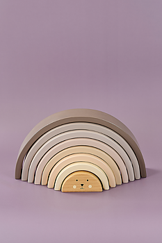 Jabadabado stapelleksak regnbåge