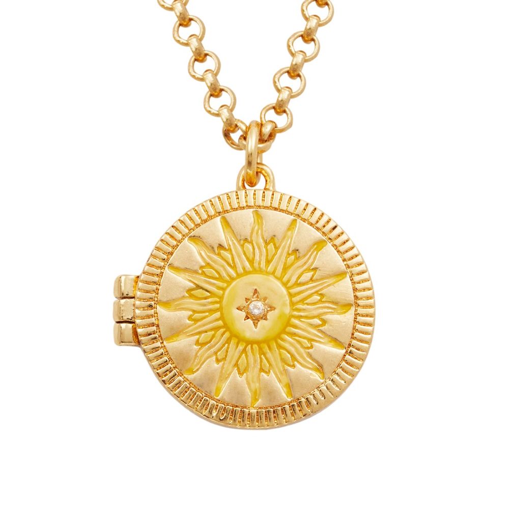 Fable Sun Locket halsband