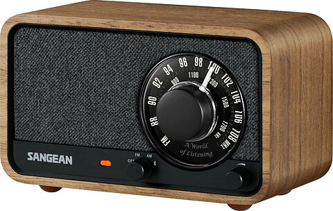 Sangean WR8 mörktträ Bluetooth