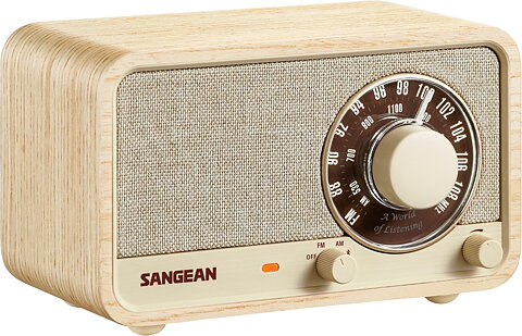 Sangean WR8 White Oak Bluetoot