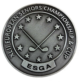 Specialmedalj präglad - ESGA European Seniors Championship