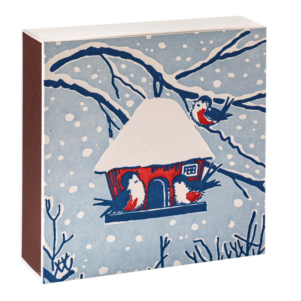 Tändsticksask Winter Bird