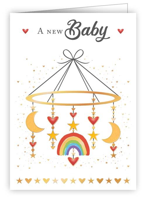 A new baby, Mini card