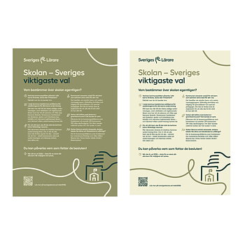 Skolan – Sveriges viktigaste val – affisch A4