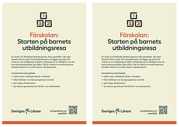 Förskolan: Starten på barnets utbildningsresa – flyer 2xA5