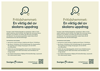 Fritidshemmet: En viktig del av skolans uppdrag – flyer 2xA5