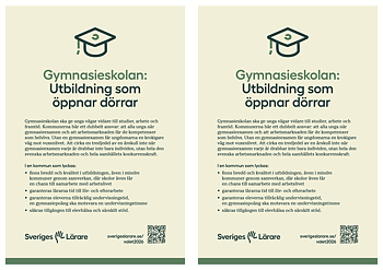Gymnasieskolan: Utbildning som öppnar dörrar – flyer 2xA5