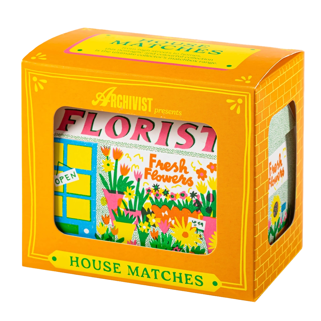 Tändsticksask/hus Blomsteraffär - 3