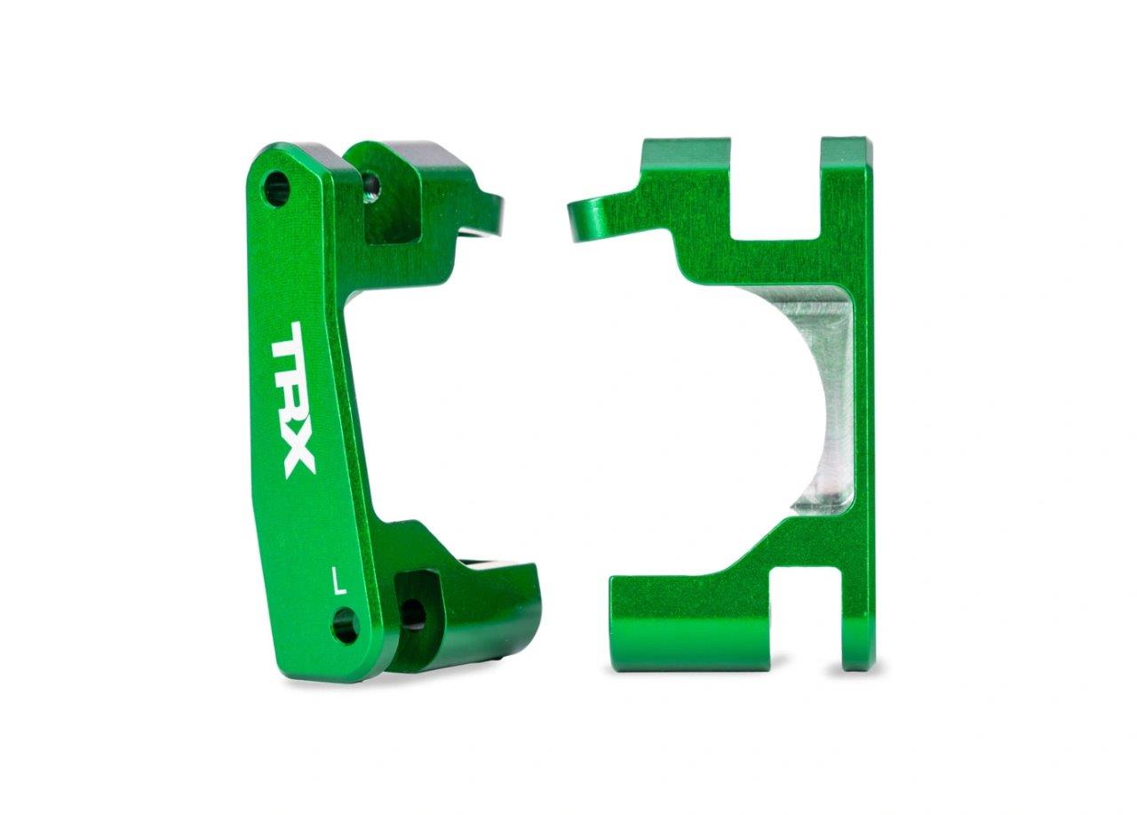 Traxxas Casterblock Alu Grön (Par) Raptor R Ultimate, (Uppgradering #9080)