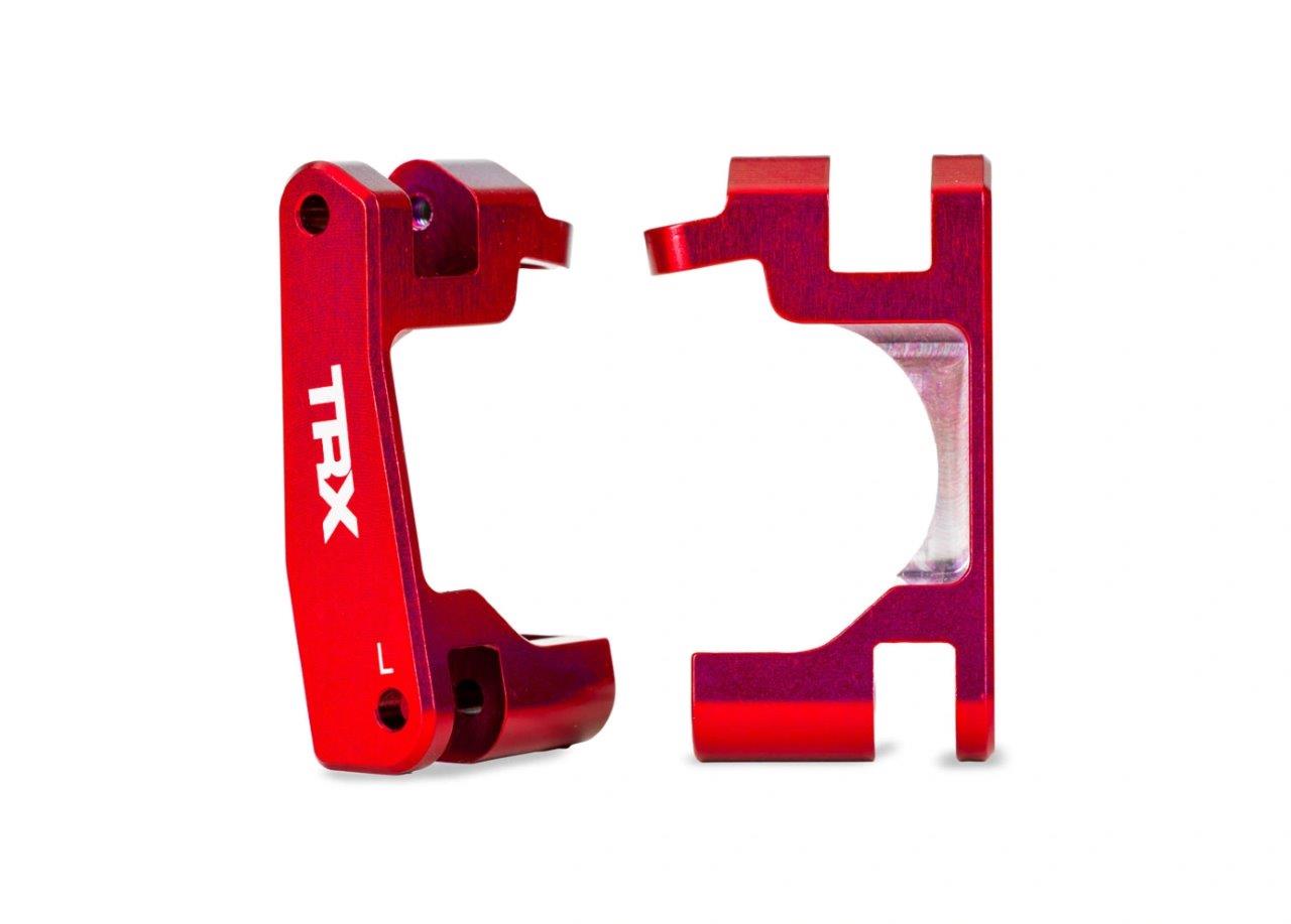 Traxxas Casterblock Alu Röd (Par) Raptor R Ultimate, (Uppgradering #9080)
