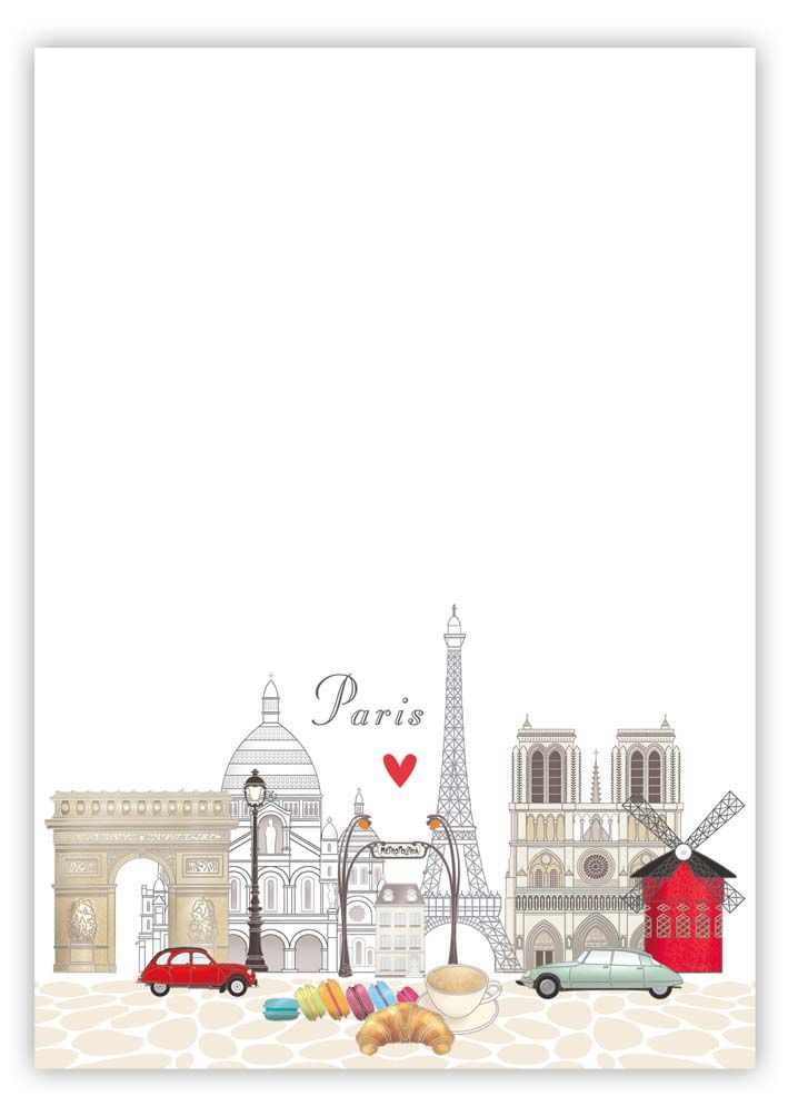 Paris, Slant Note Block, Quire Stationary - 2