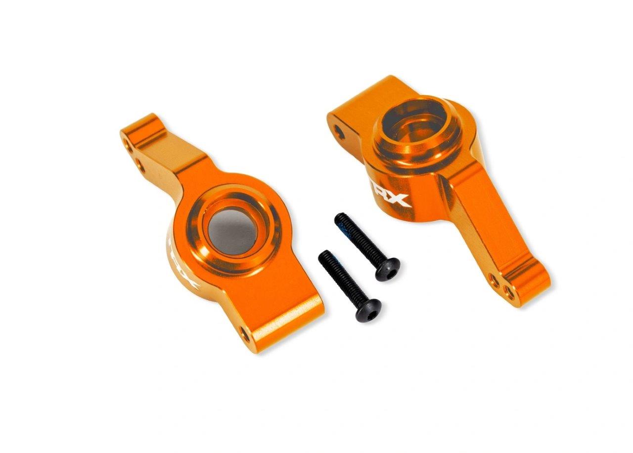 Traxxas Hjulaxelhållare Alu Orange (Par) Raptor R Ultimate, (Uppgradering #9080)